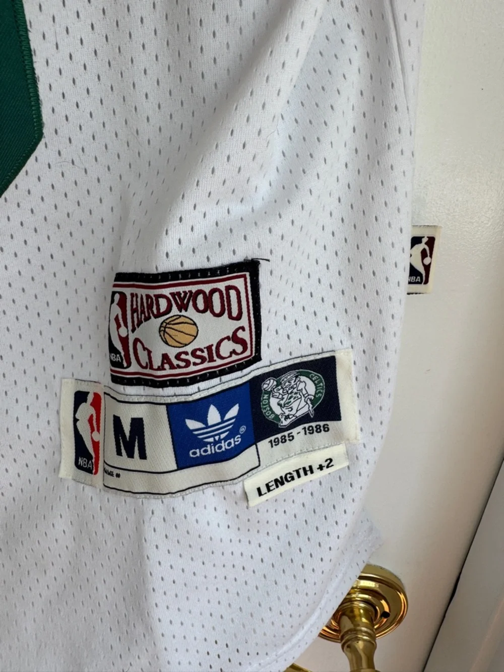 Adidas Ray Allen Boston Celtics #20 White Jersey